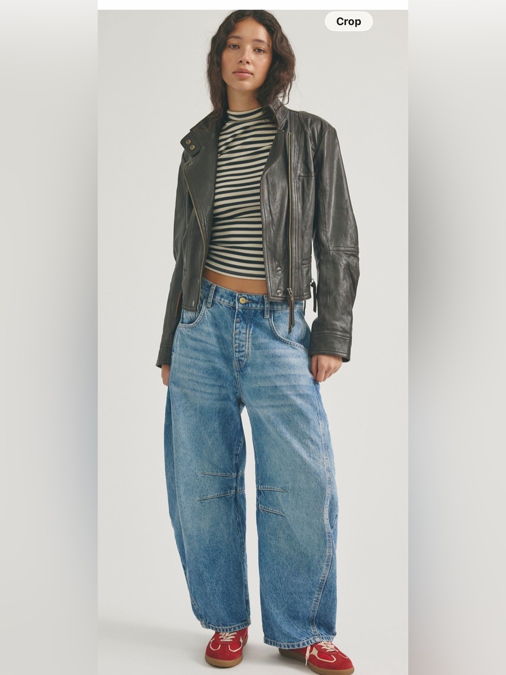 We The Free Light Blue barrel Jeans